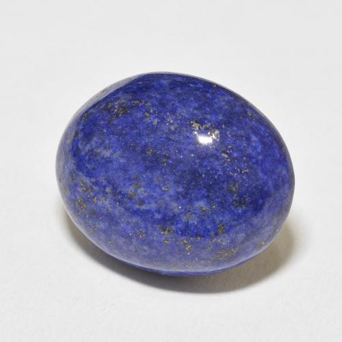 9,17 ctw natürlicher Tiefes ägyptisches Blau Lapislazuli, Oval, Lichtundurchlässig