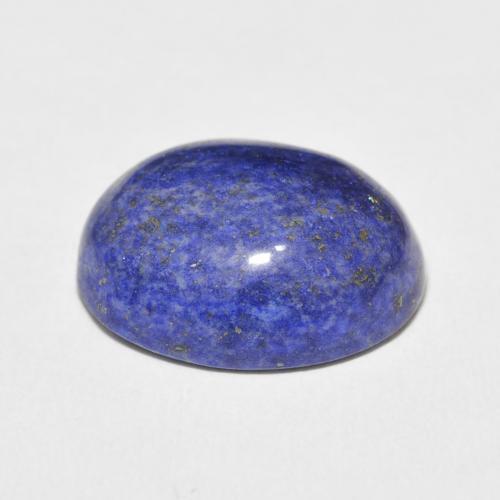 9,17 ctw natürlicher Tiefes ägyptisches Blau Lapislazuli, Oval, Lichtundurchlässig