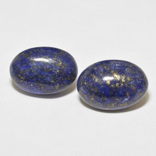 19.43ctw Natürlicher dunkelblau Lapislazuli, Oval, Lichtundurchlässig