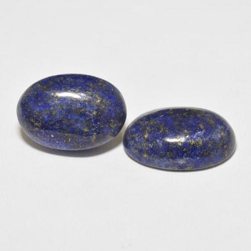 19.43 ct natürliche dunkelblau Lapislazuli-Edelsteine, Oval, Lichtundurchlässig