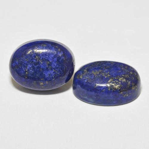 25.25 ct natürliche Navy blau Lapislazuli-Edelsteine, Oval Schliff, Lichtundurchlässig