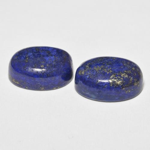 25.25 ct natürliche Navy blau Lapislazuli-Edelsteine, Oval Schliff, Lichtundurchlässig