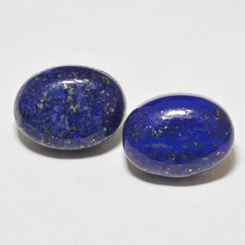 27.73ctw Natürlicher tiefblau Lapislazuli, Oval, Lichtundurchlässig