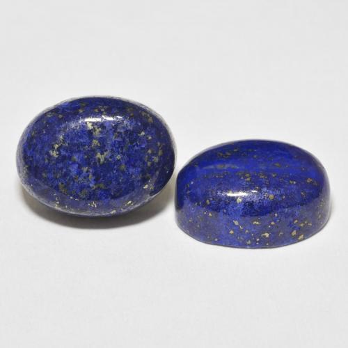 27.73 ct natürliche tiefblau Lapislazuli-Edelsteine, Oval, Lichtundurchlässig