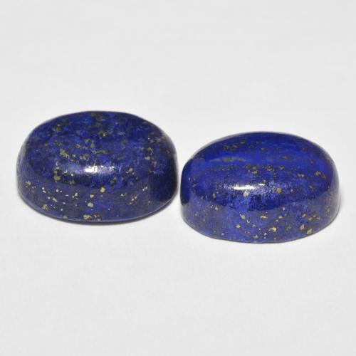 27.73 ct natürliche tiefblau Lapislazuli-Edelsteine, Oval, Lichtundurchlässig