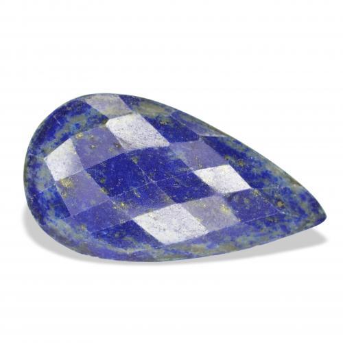9,17 ctw natürlicher dunkelblau Lapislazuli, Birnenform, Lichtundurchlässig
