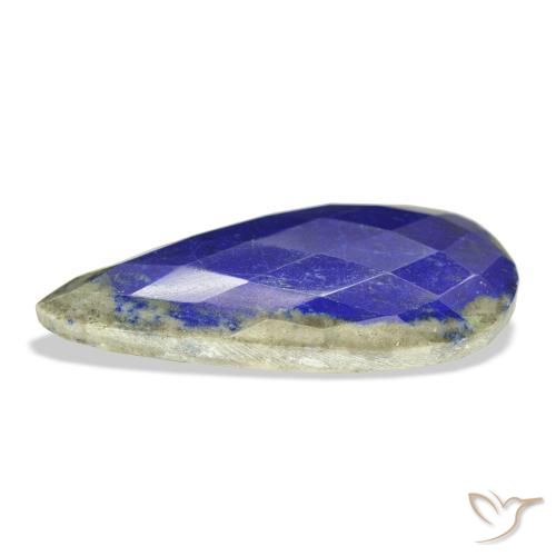 9,17 ctw natürlicher Navy blau Lapislazuli, Birnenform, Lichtundurchlässig