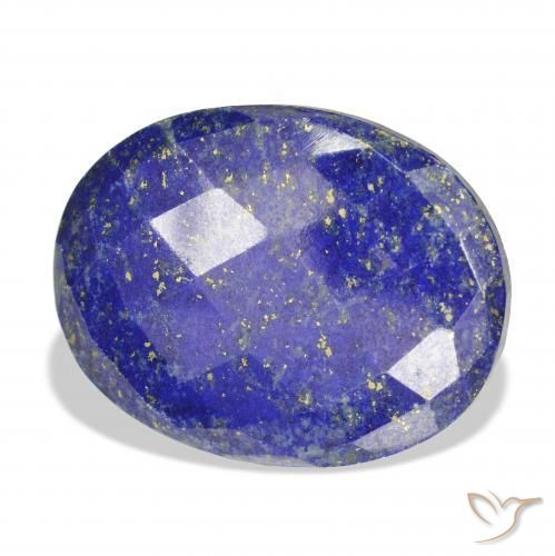 9,17 ctw natürlicher tiefblau Lapislazuli, Oval, Lichtundurchlässig