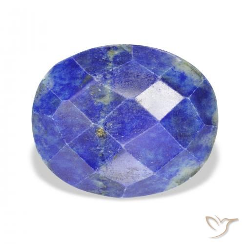 25.71ct Natürlicher tiefblau Lapislazuli, Oval, Lichtundurchlässig
