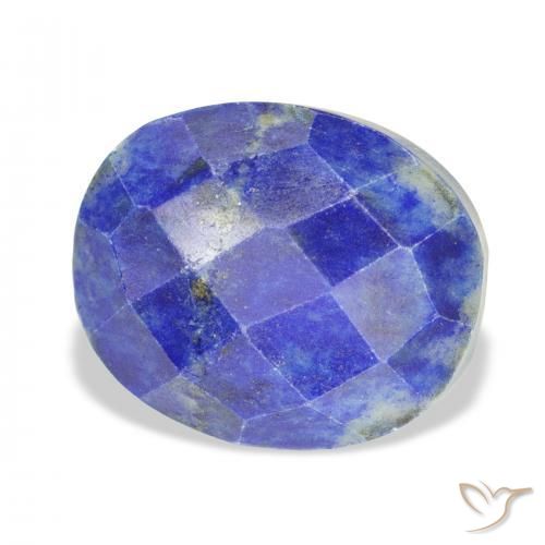 9,17 ctw natürlicher tiefblau Lapislazuli, Oval, Lichtundurchlässig
