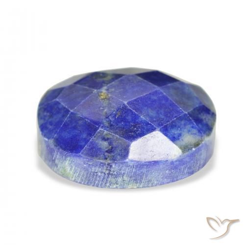 9,17 ctw natürlicher tiefblau Lapislazuli, Oval, Lichtundurchlässig