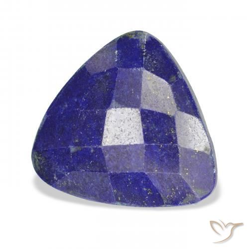 9,17 ctw natürlicher Tiefes ägyptisches Blau Lapislazuli, Trillion, Lichtundurchlässig