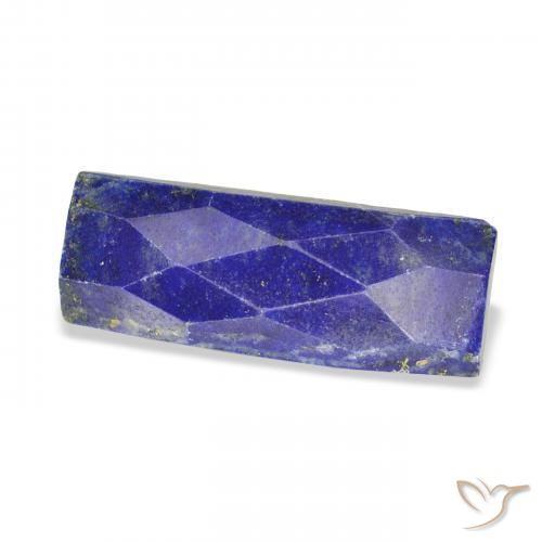 9,17 ctw natürlicher tiefblau Lapislazuli, Baguette, Lichtundurchlässig