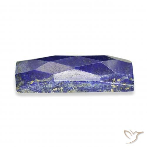 9,17 ctw natürlicher tiefblau Lapislazuli, Baguette, Lichtundurchlässig