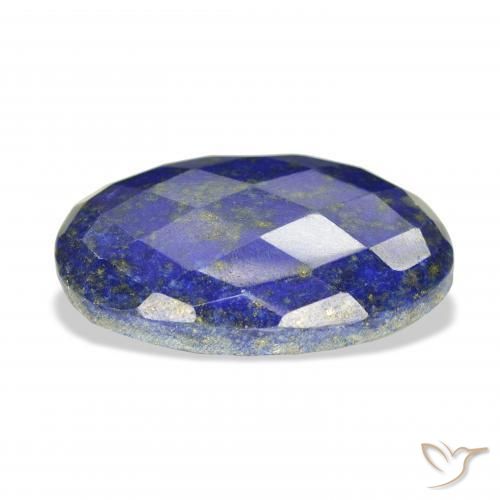 9,17 ctw natürlicher tiefblau Lapislazuli, Oval, Lichtundurchlässig