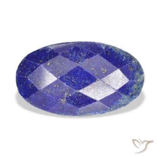 9,17 ctw natürlicher Navy blau Lapislazuli, Oval, Lichtundurchlässig