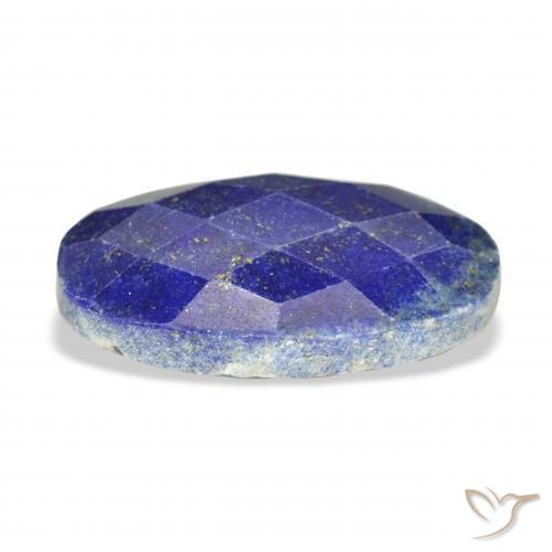 9,17 ctw natürlicher Navy blau Lapislazuli, Oval, Lichtundurchlässig