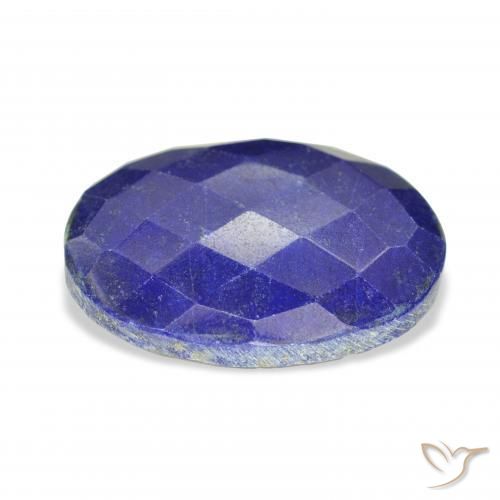 9,17 ctw natürlicher Tiefes ägyptisches Blau Lapislazuli, Oval, Lichtundurchlässig