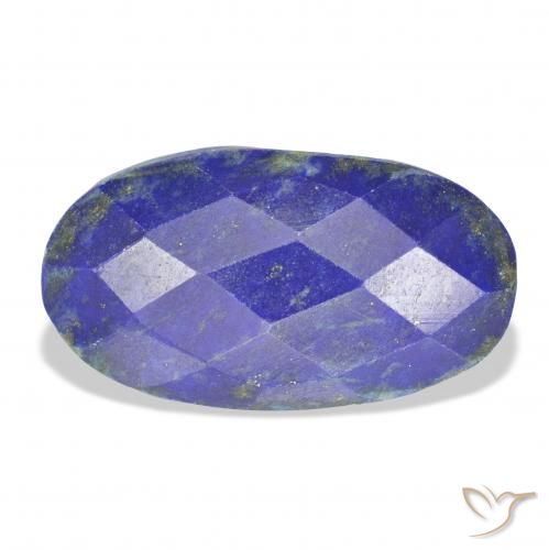 9,17 ctw natürlicher tiefblau Lapislazuli, Oval, Lichtundurchlässig