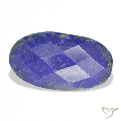 9,17 ctw natürlicher tiefblau Lapislazuli, Oval, Lichtundurchlässig