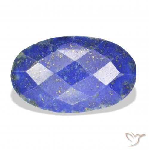 9,17 ctw natürlicher dunkelblau Lapislazuli, Oval, Lichtundurchlässig