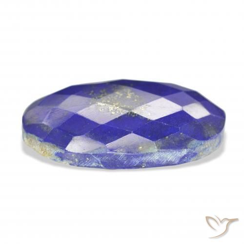 9,17 ctw natürlicher Tiefes ägyptisches Blau Lapislazuli, Oval, Lichtundurchlässig
