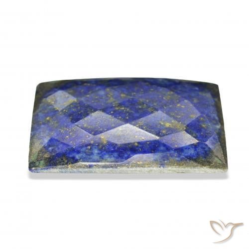 9,17 ctw natürlicher tiefblau Lapislazuli, Baguette, Lichtundurchlässig