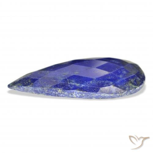 9,17 ctw natürlicher dunkelblau Lapislazuli, Birnenform, Lichtundurchlässig