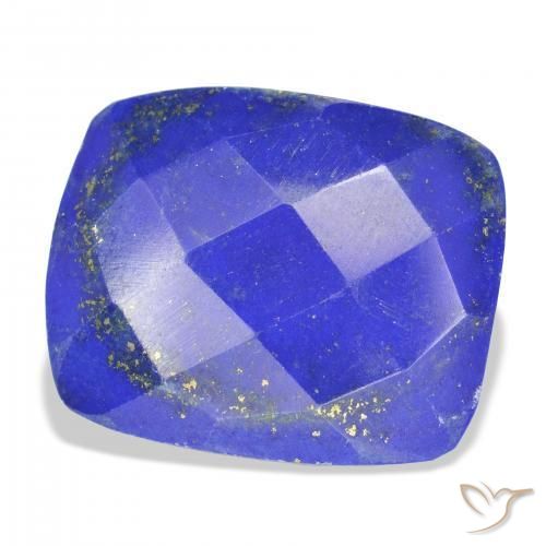 9,17 ctw natürlicher Tiefes ägyptisches Blau Lapislazuli, Kissen, Lichtundurchlässig