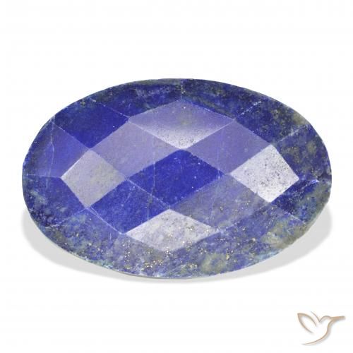 9,17 ctw natürlicher tiefblau Lapislazuli, Oval, Lichtundurchlässig