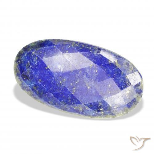 9,17 ctw natürlicher Mittelblau Lapislazuli, Oval, Lichtundurchlässig