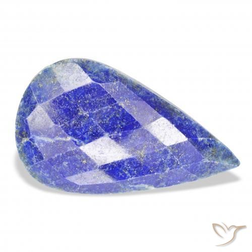 9,17 ctw natürlicher Mittelblau Lapislazuli, Birnenform, Lichtundurchlässig