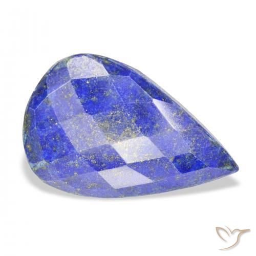 9,17 ctw natürlicher Mittelblau Lapislazuli, Birnenform, Lichtundurchlässig