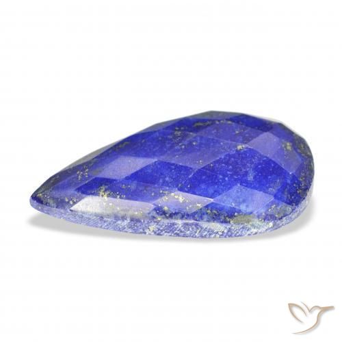 9,17 ctw natürlicher Mittelblau Lapislazuli, Birnenform, Lichtundurchlässig