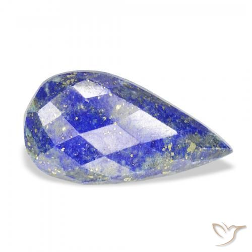 9,17 ctw natürlicher Hellblau Lapislazuli, Birnenform, Lichtundurchlässig