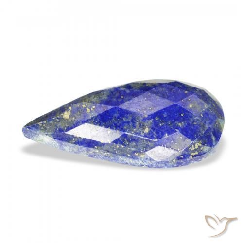 9,17 ctw natürlicher Hellblau Lapislazuli, Birnenform, Lichtundurchlässig