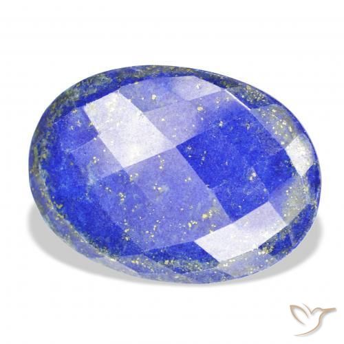9,17 ctw natürlicher Hellblau Lapislazuli, Oval, Lichtundurchlässig