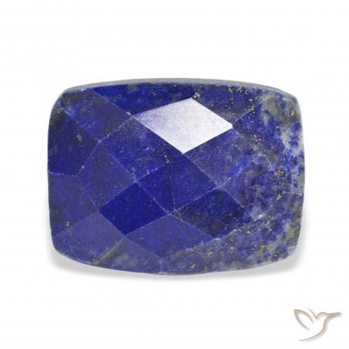 18.57ct Natürlicher Navy blau Lapislazuli, Kissen, Lichtundurchlässig