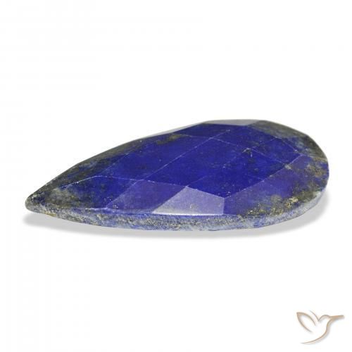 9,17 ctw natürlicher Navy blau Lapislazuli, Birnenform, Lichtundurchlässig
