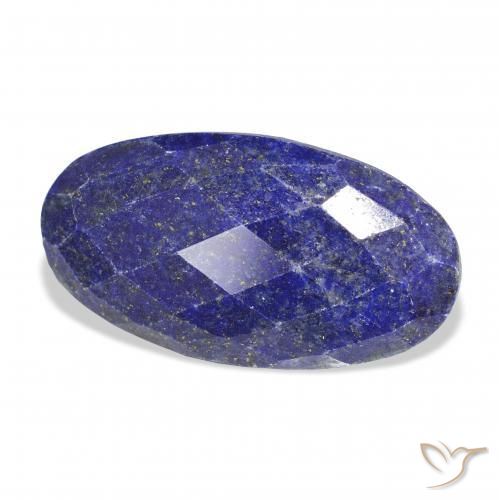 9,17 ctw natürlicher tiefblau Lapislazuli, Oval, Lichtundurchlässig