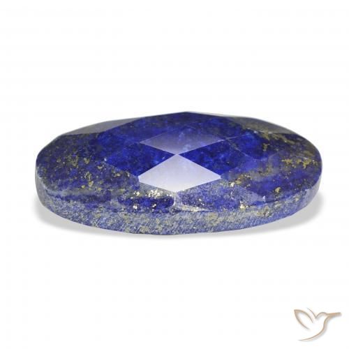 9,17 ctw natürlicher Navy blau Lapislazuli, Oval, Lichtundurchlässig