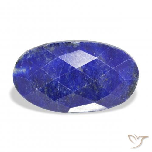 18.84ct Natürlicher Navy blau Lapislazuli, Oval, Lichtundurchlässig