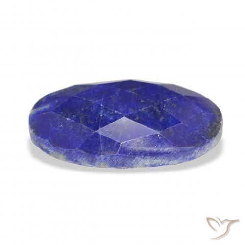 9,17 ctw natürlicher Navy blau Lapislazuli, Oval, Lichtundurchlässig