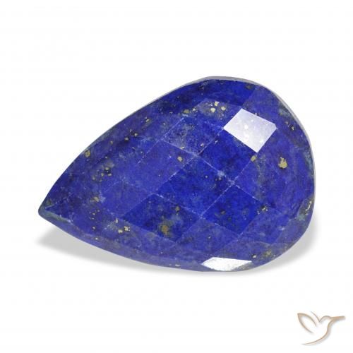 14.18ct Natürlicher Navy blau Lapislazuli, Birnenform, Lichtundurchlässig