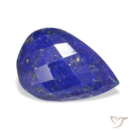 9,17 ctw natürlicher Navy blau Lapislazuli, Birnenform, Lichtundurchlässig