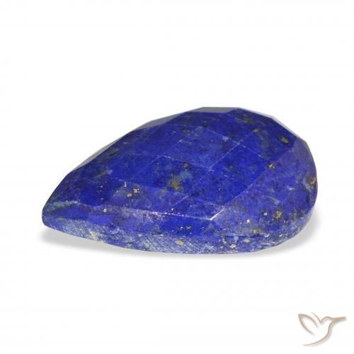 9,17 ctw natürlicher Navy blau Lapislazuli, Birnenform, Lichtundurchlässig