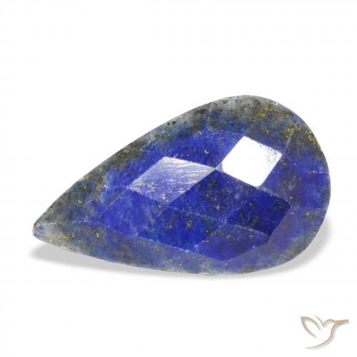 18.64ct Natürlicher dunkelblau Lapislazuli, Birnenform, Lichtundurchlässig