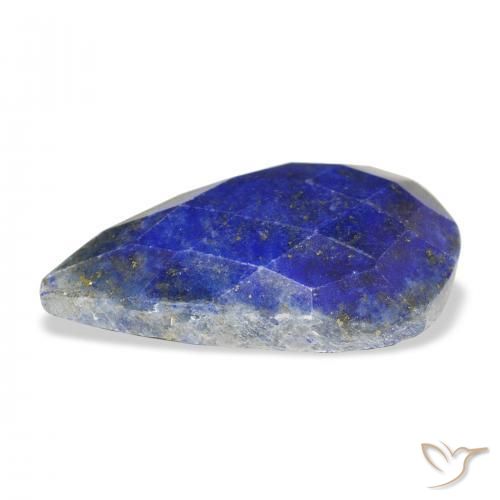 9,17 ctw natürlicher dunkelblau Lapislazuli, Birnenform, Lichtundurchlässig
