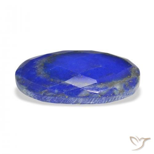 9,17 ctw natürlicher Tiefes Azurblau Lapislazuli, Oval, Lichtundurchlässig