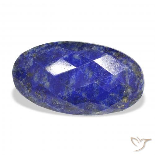 9,17 ctw natürlicher dunkelblau Lapislazuli, Oval, Lichtundurchlässig